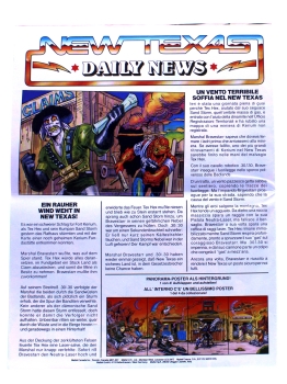 Bravestarr New Texas Daily News Journal Ein rauher Wind weht in New Texas von Mattel